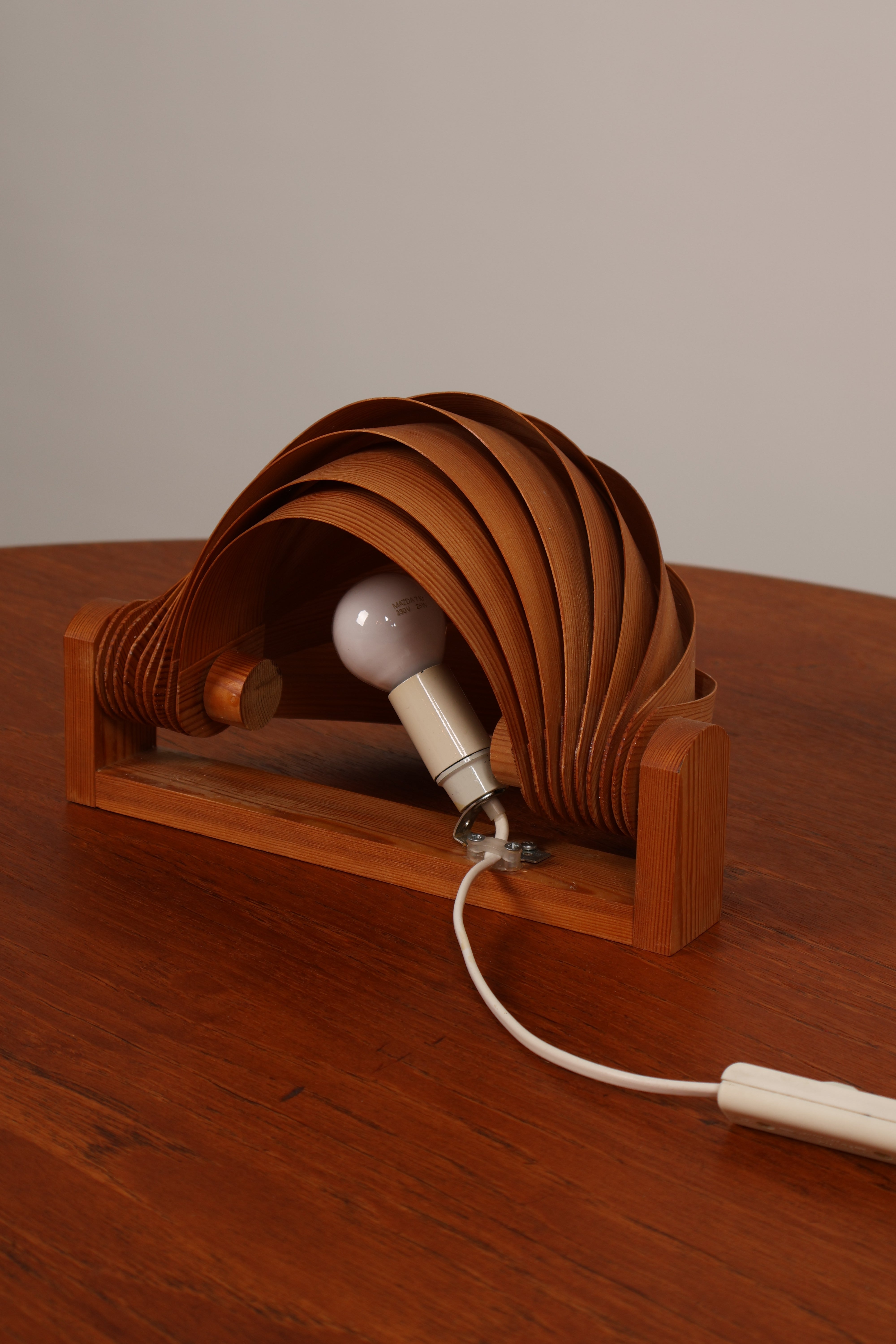 Wandlampe von Hans Agne Jakobsson, Kiefer, 60er, Schweden