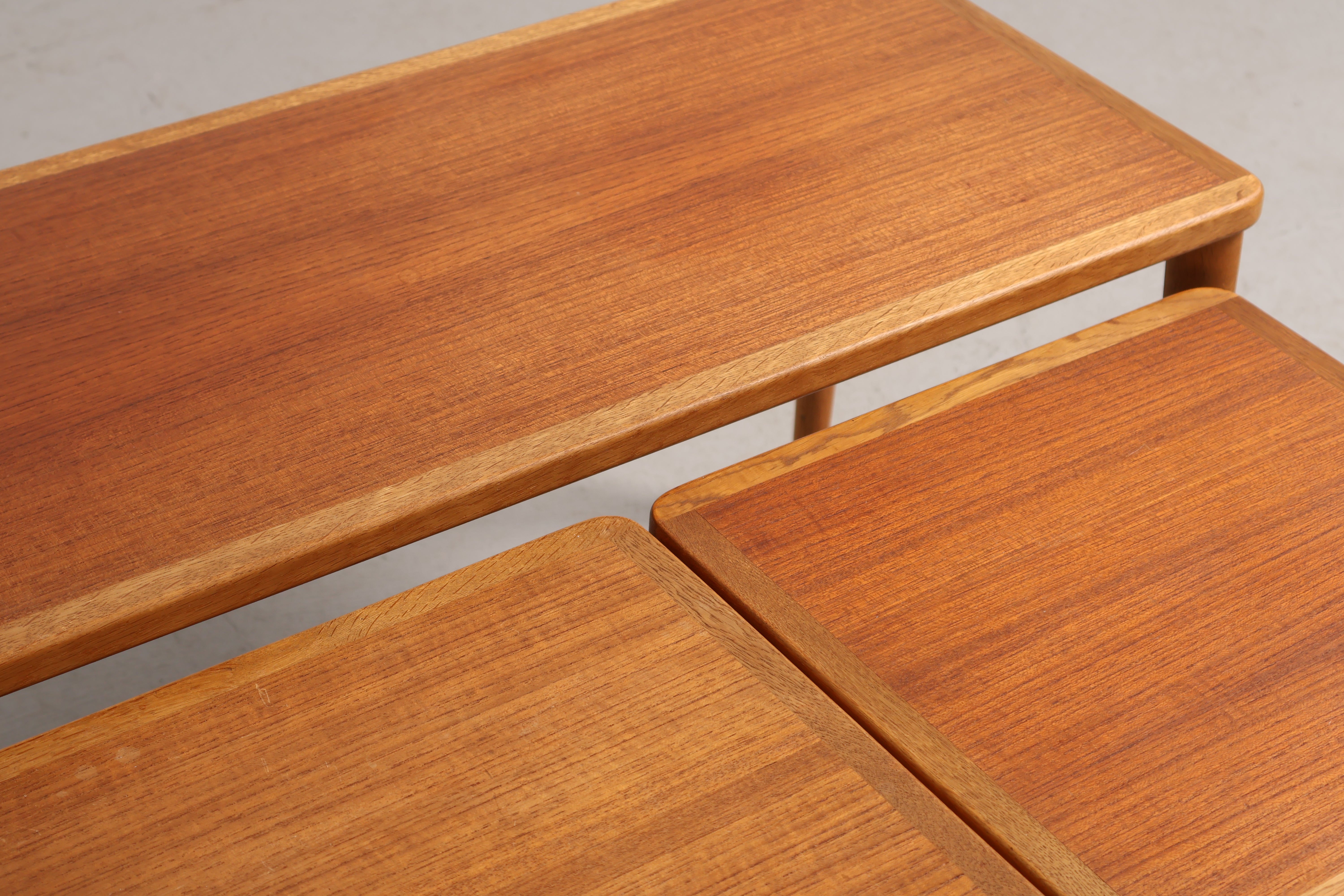 Beistelltisch „Cubus“ von Yngve Ekström, Teak, 60er, Dänemark