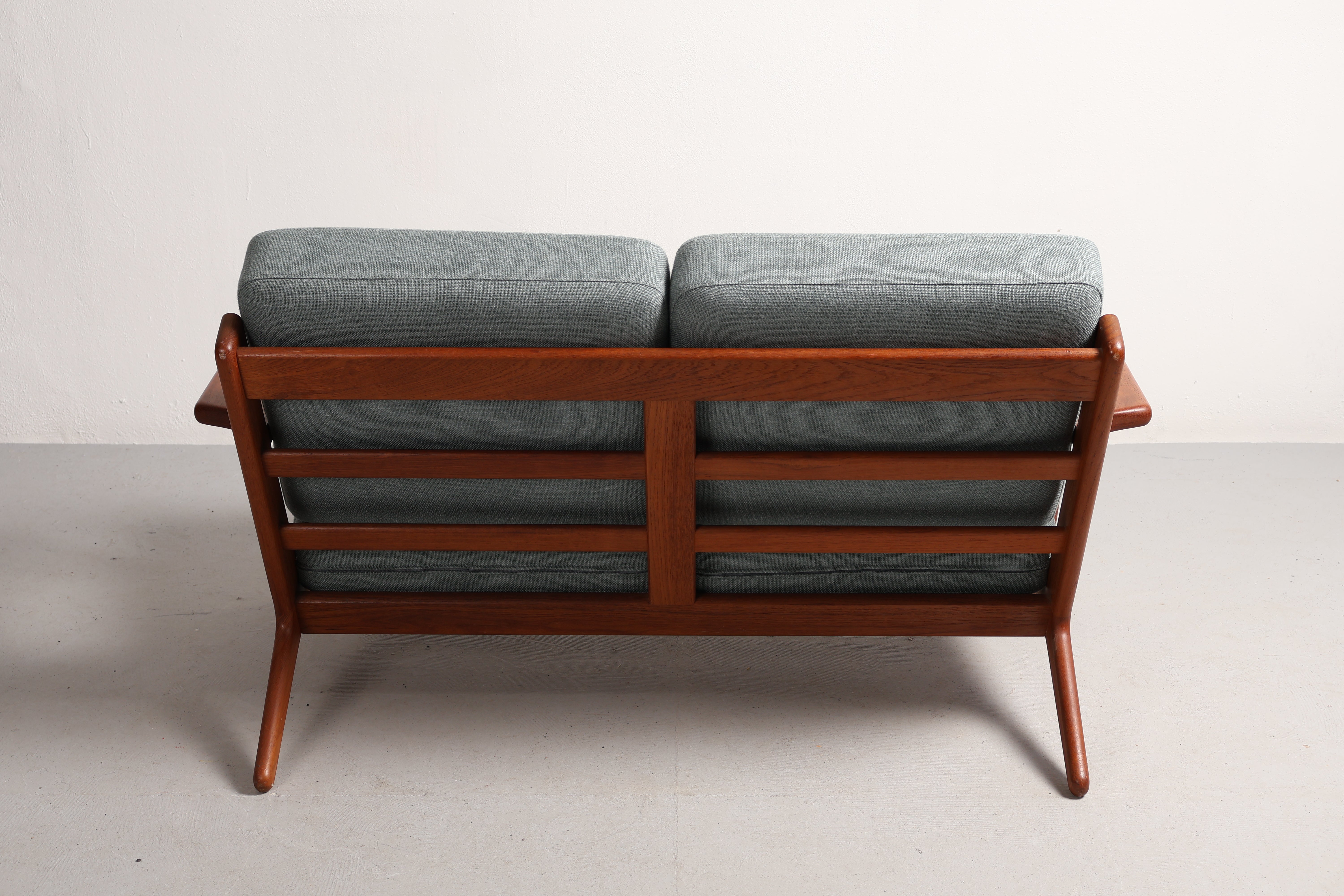 2er-Sofa „GE 290“ von Hans Wegner, Teak, 60er, Dänemark