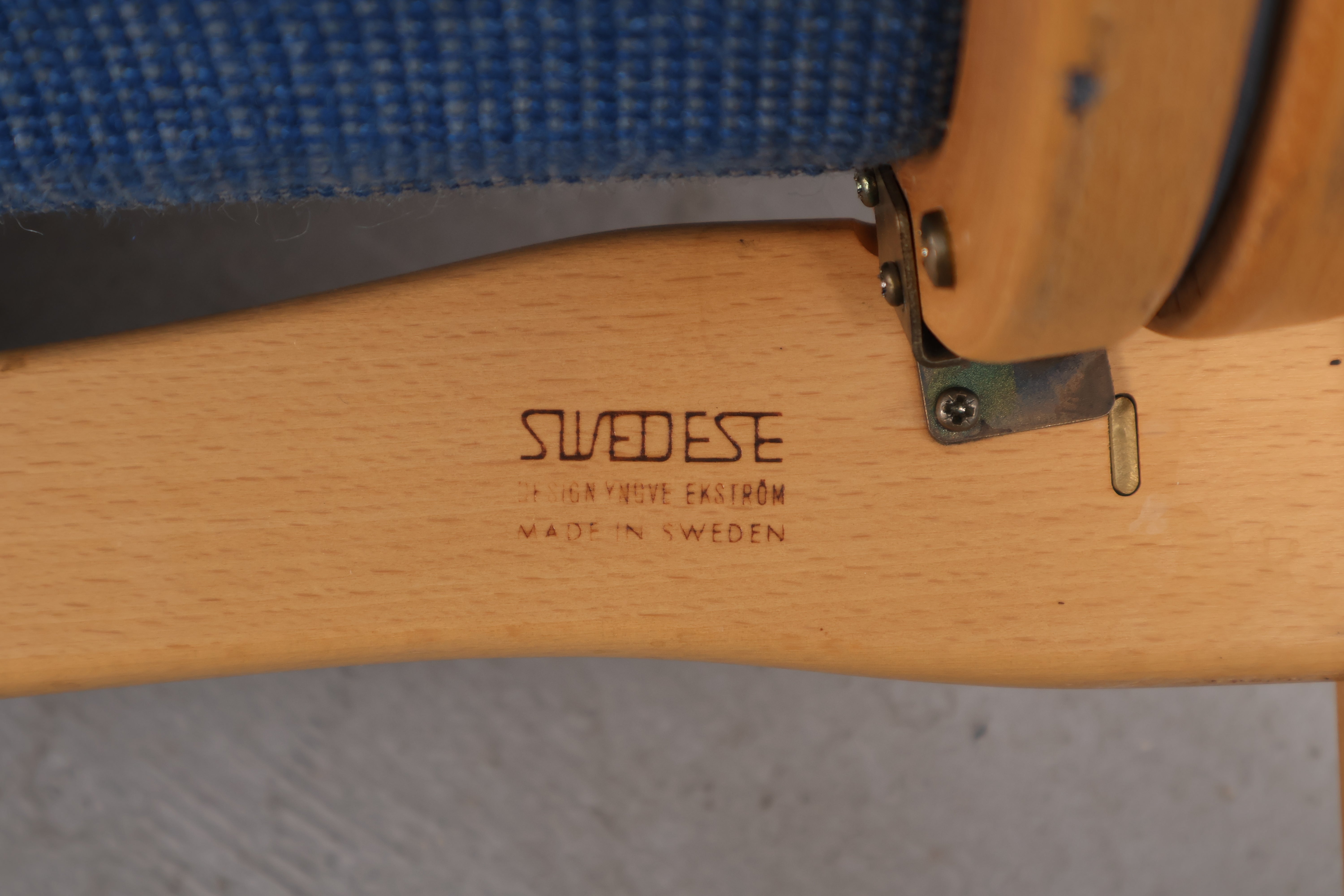 Sessel „Lamino“ von Yngve Ekström, Birke, 60er, Schweden