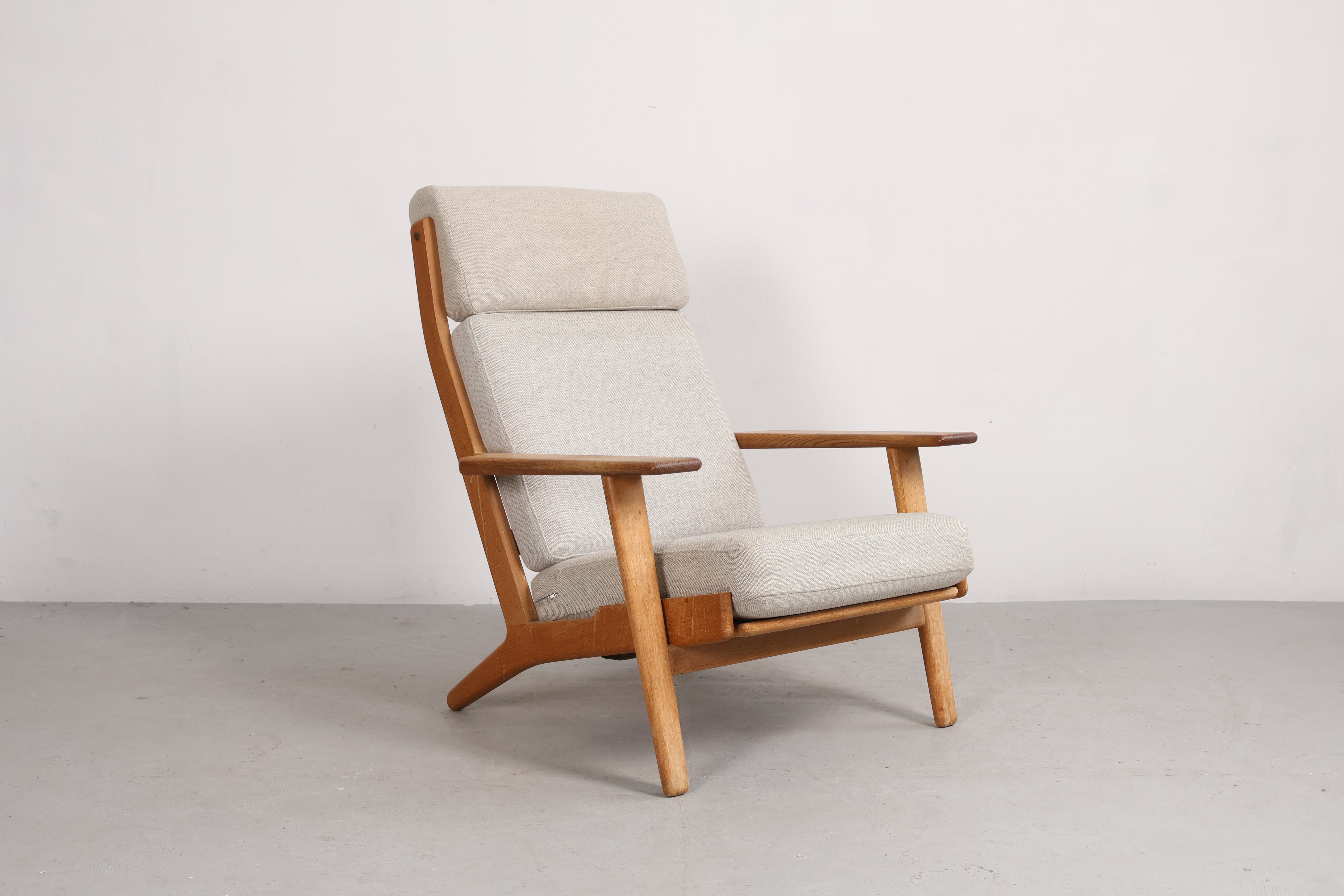 Hochlehner „GE 290“ von Hans Wegner, Eiche, 60er, Dänemark