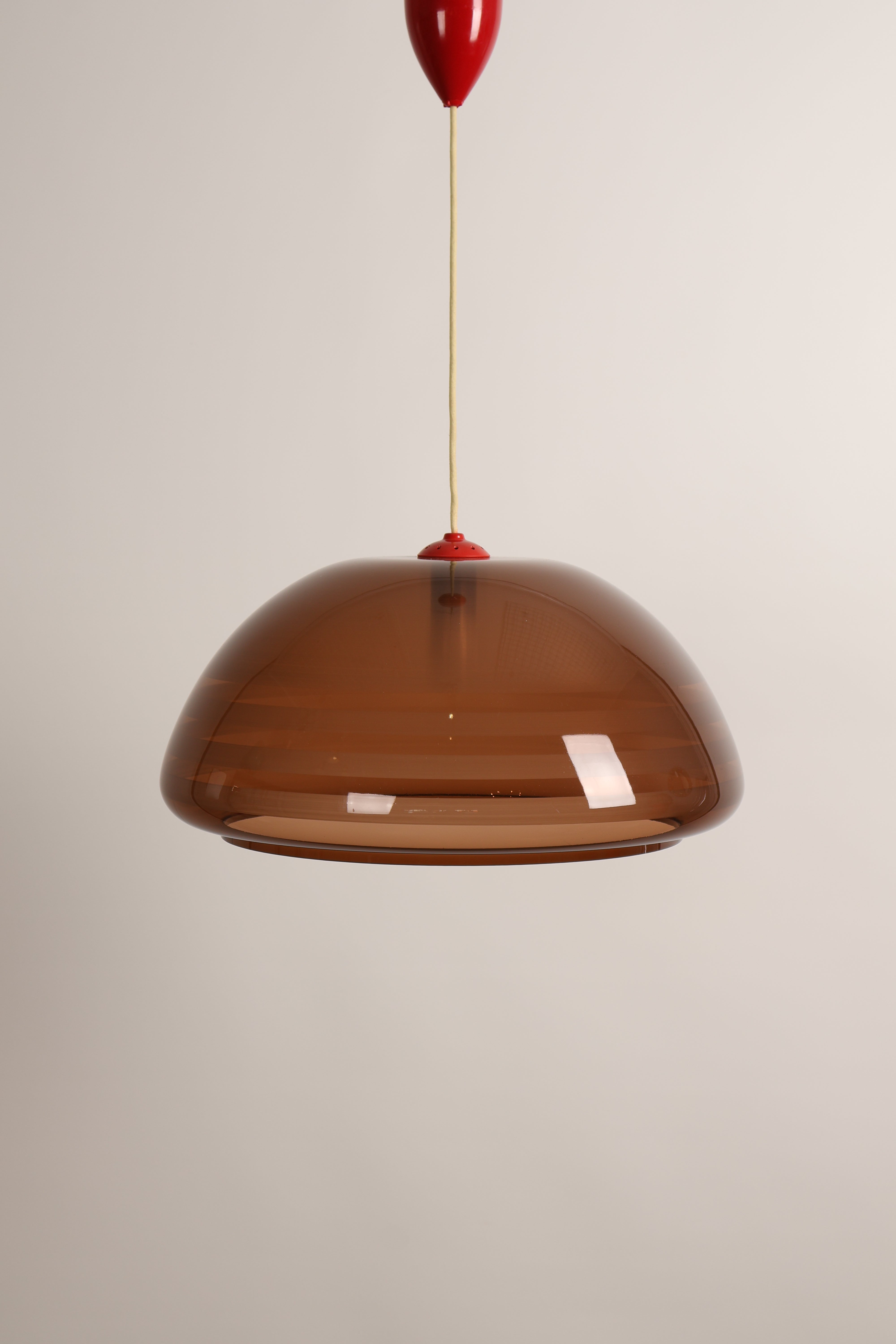 Deckenlampe, Kunststoff, 70er, Frankreich