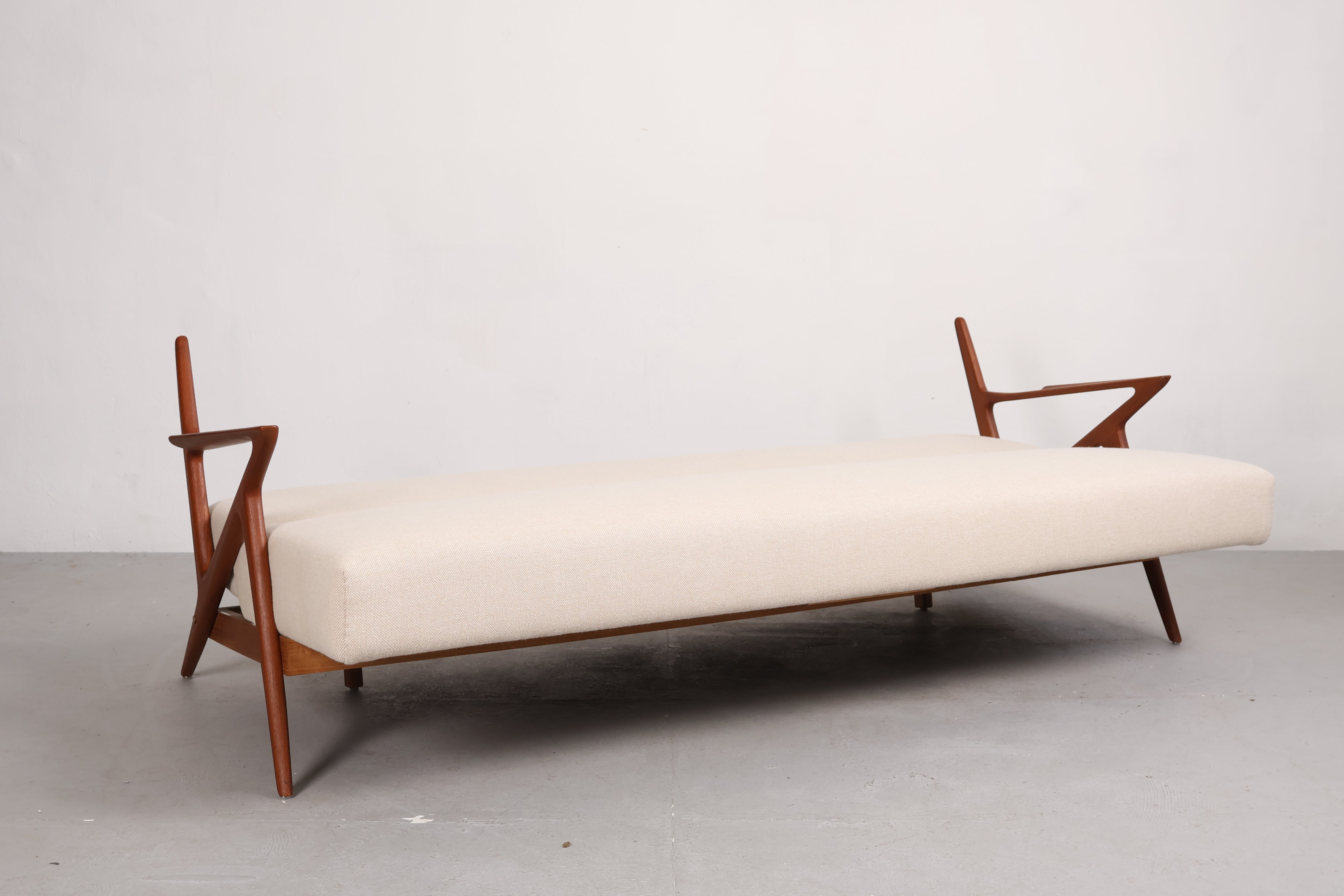 Sofa „Z-Sofa“ von Poul Jensen, Teak, 50er, Dänemark