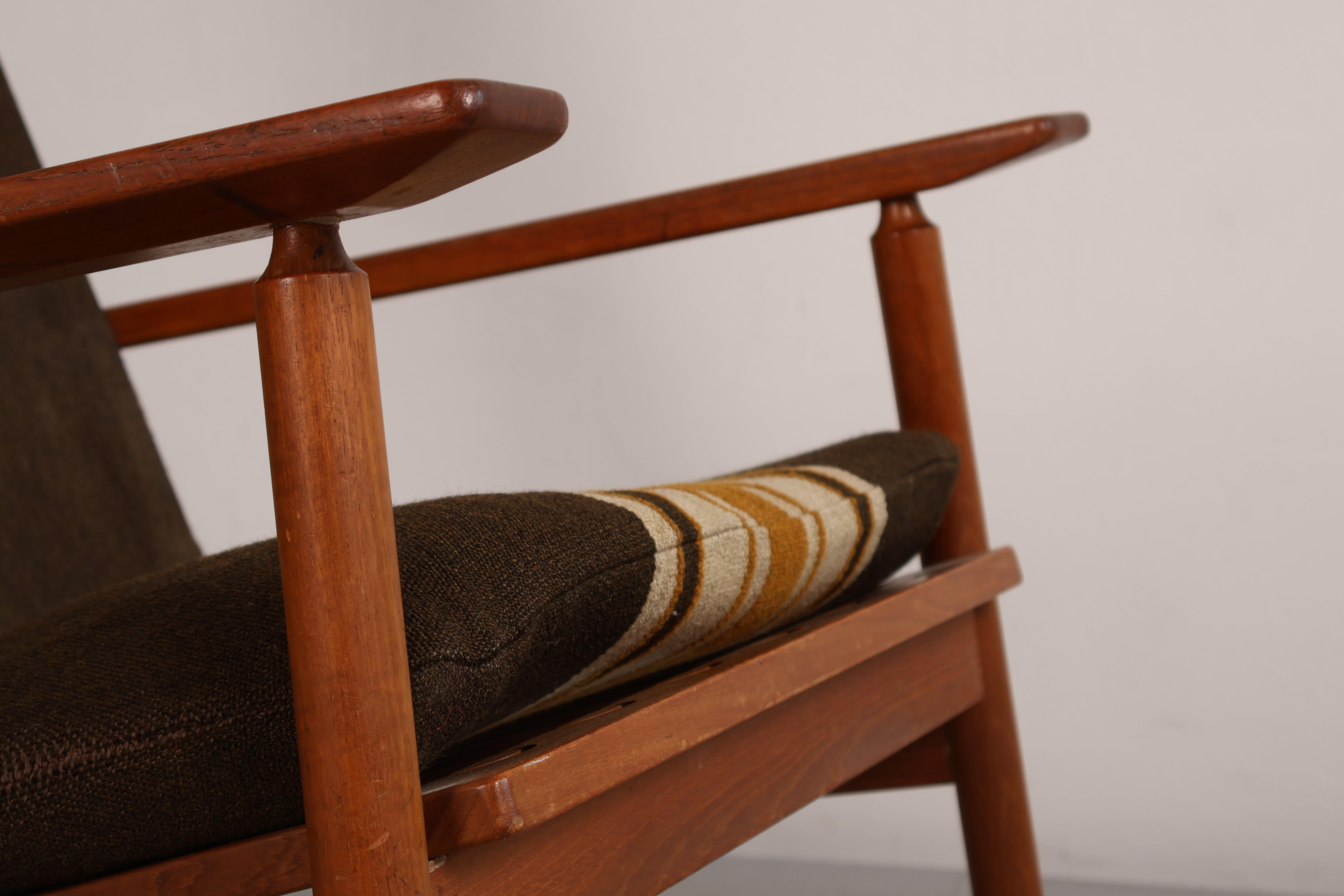 Schaukelstuhl von Hans Olsen, Teak, 60er, Dänemark