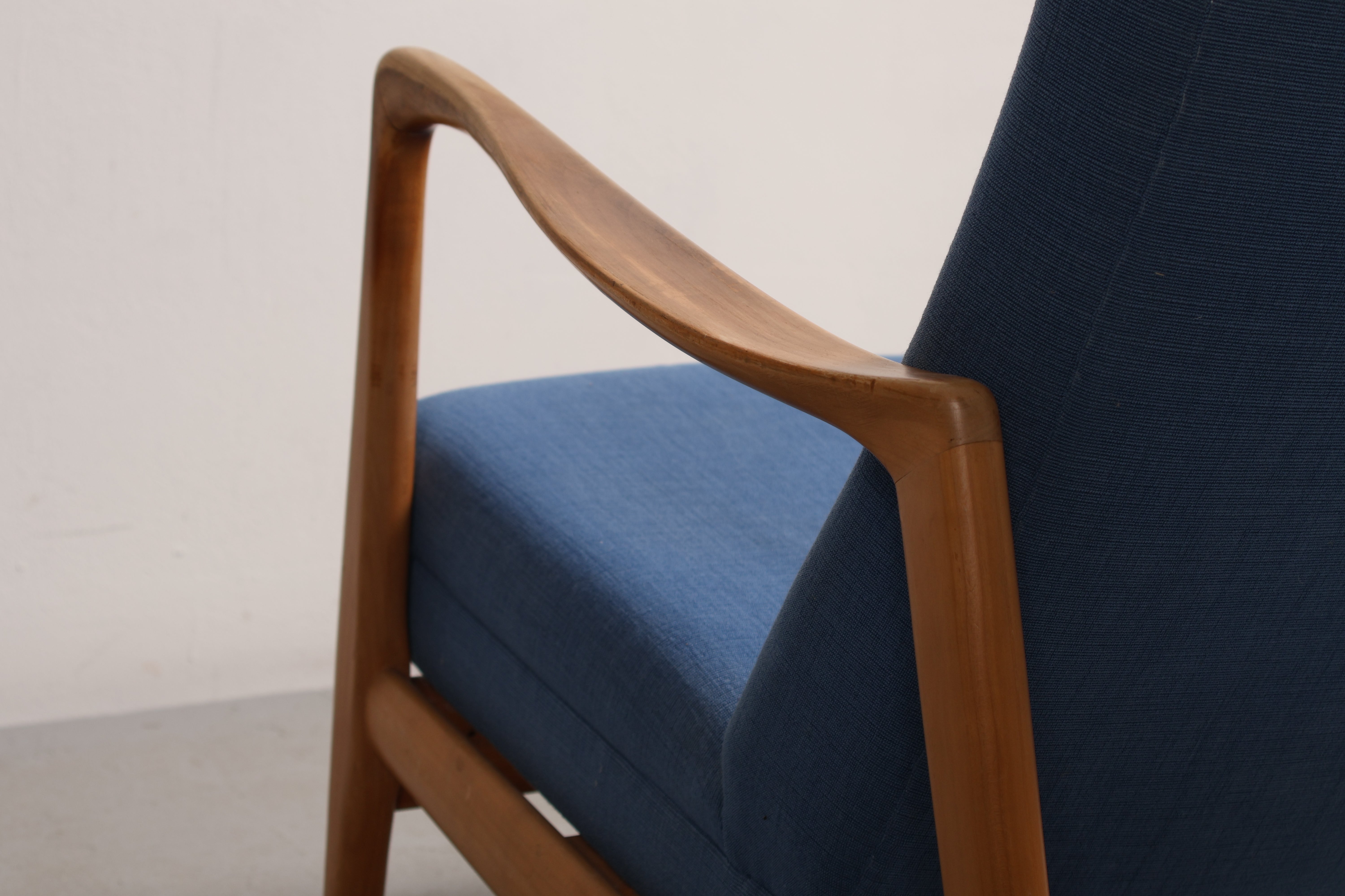 Sessel von Gio Ponti (Stil), Buche, 60er, Italien