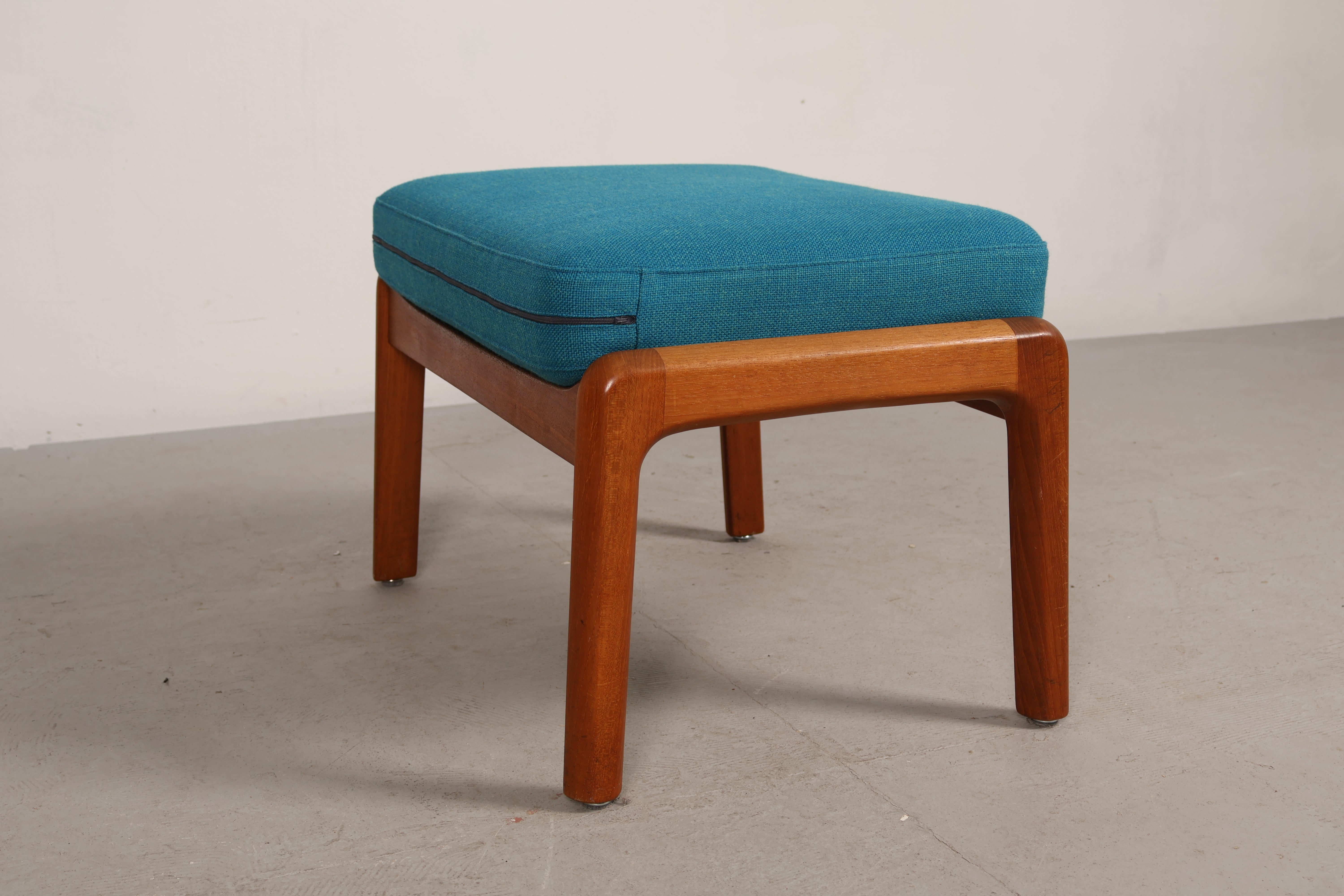 Hocker „Senator“ von Ole Wanscher, Teak, 60er, Dänemark