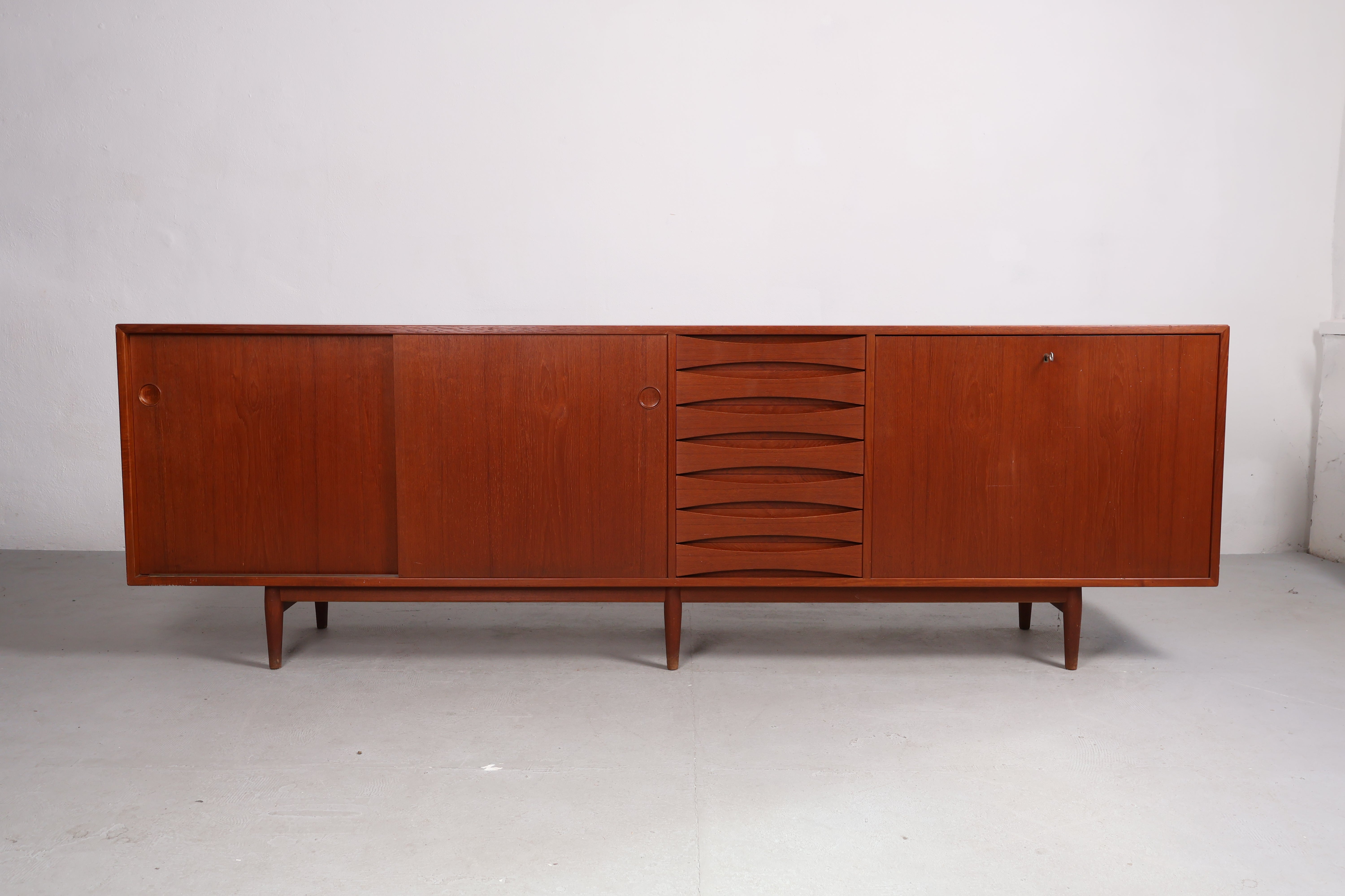 Sideboard „Triennale“ von Arne Vodder, Teak, 70er, Dänemark