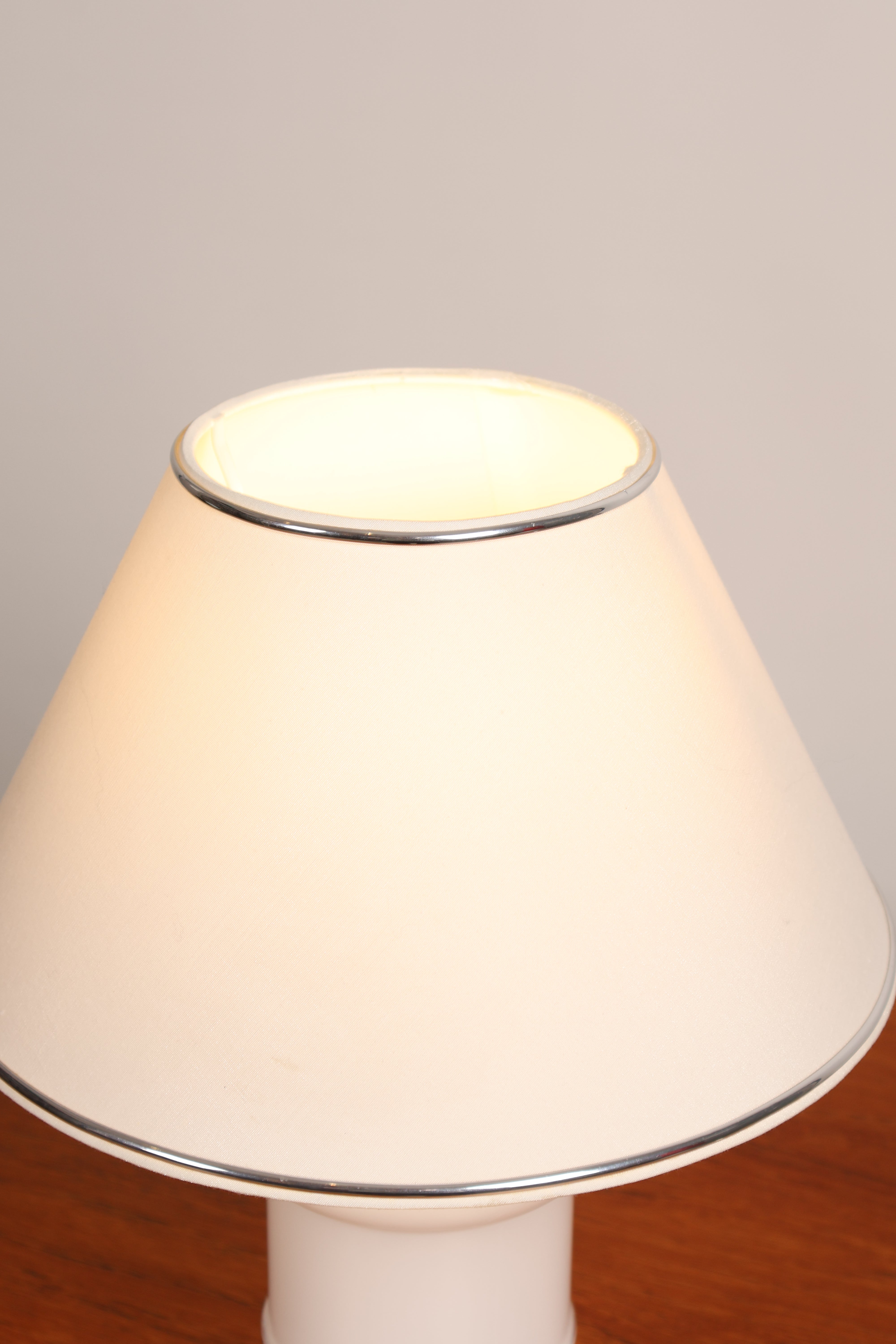 Tischlampe, Glas, 80er, Deutschland