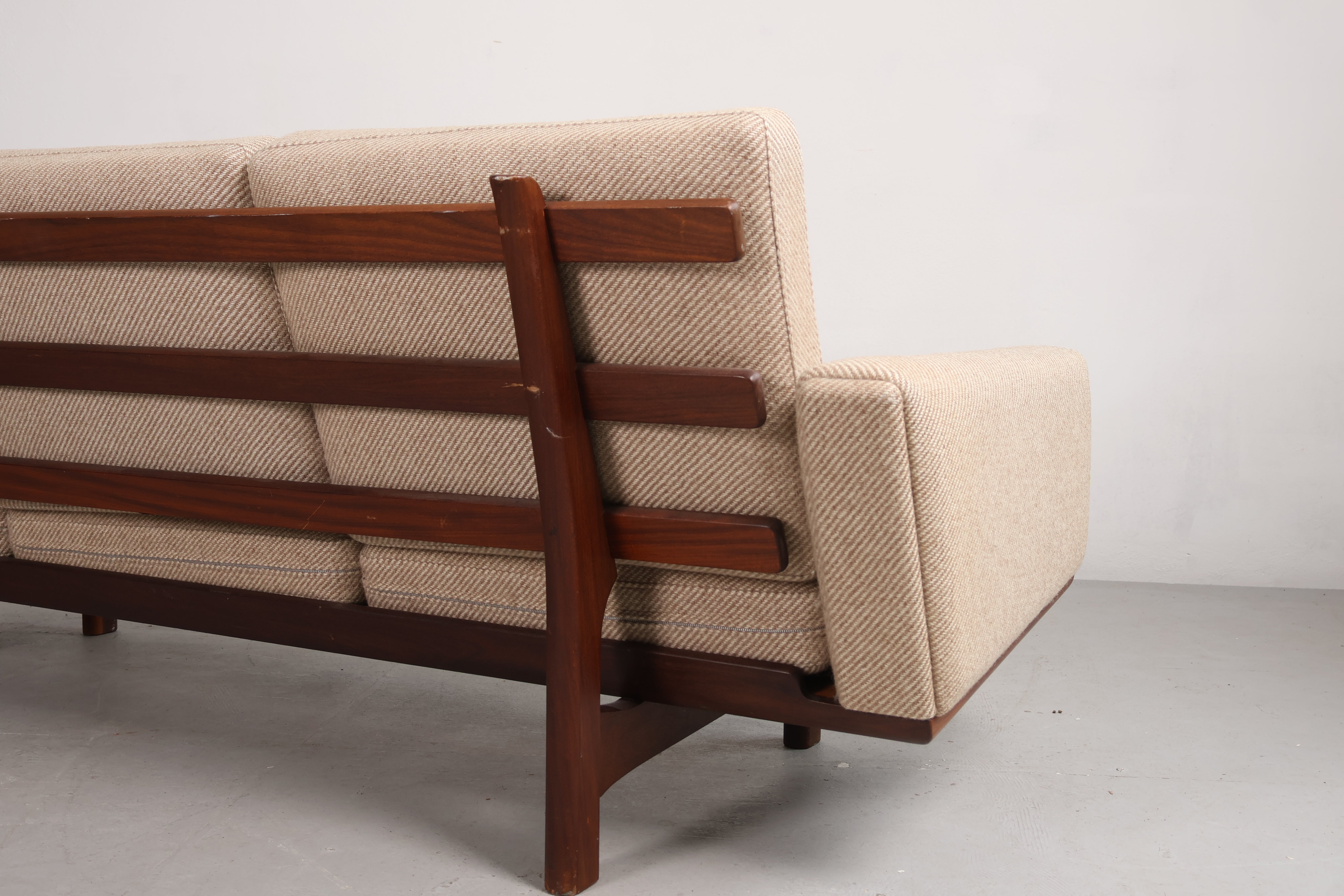 3er-Sofa „GE 236“ von Hans Wegner, Teak, 60er, Dänemark