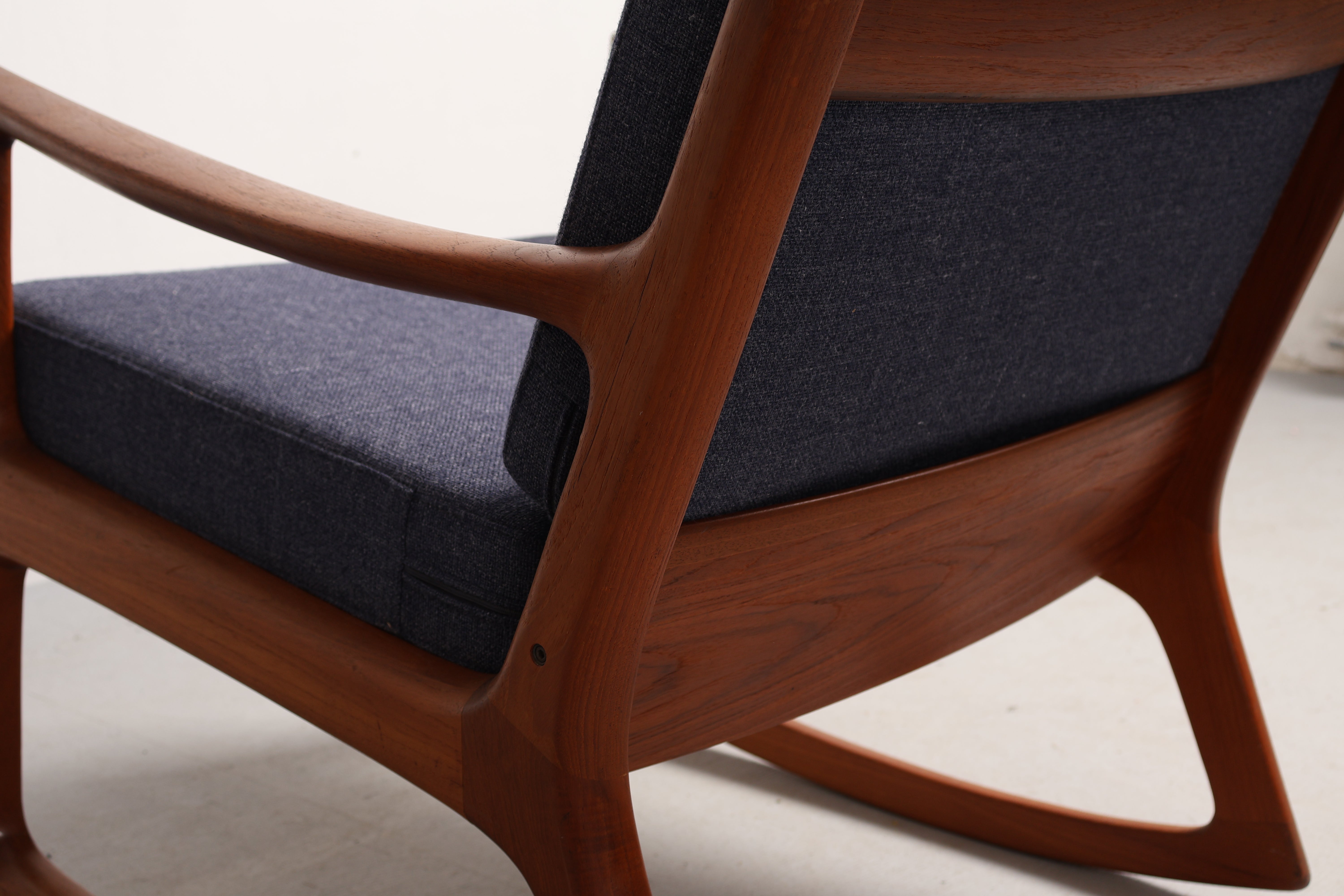 Schaukelstuhl „Senator“ von Ole Wanscher, Teak, 60er, Dänemark