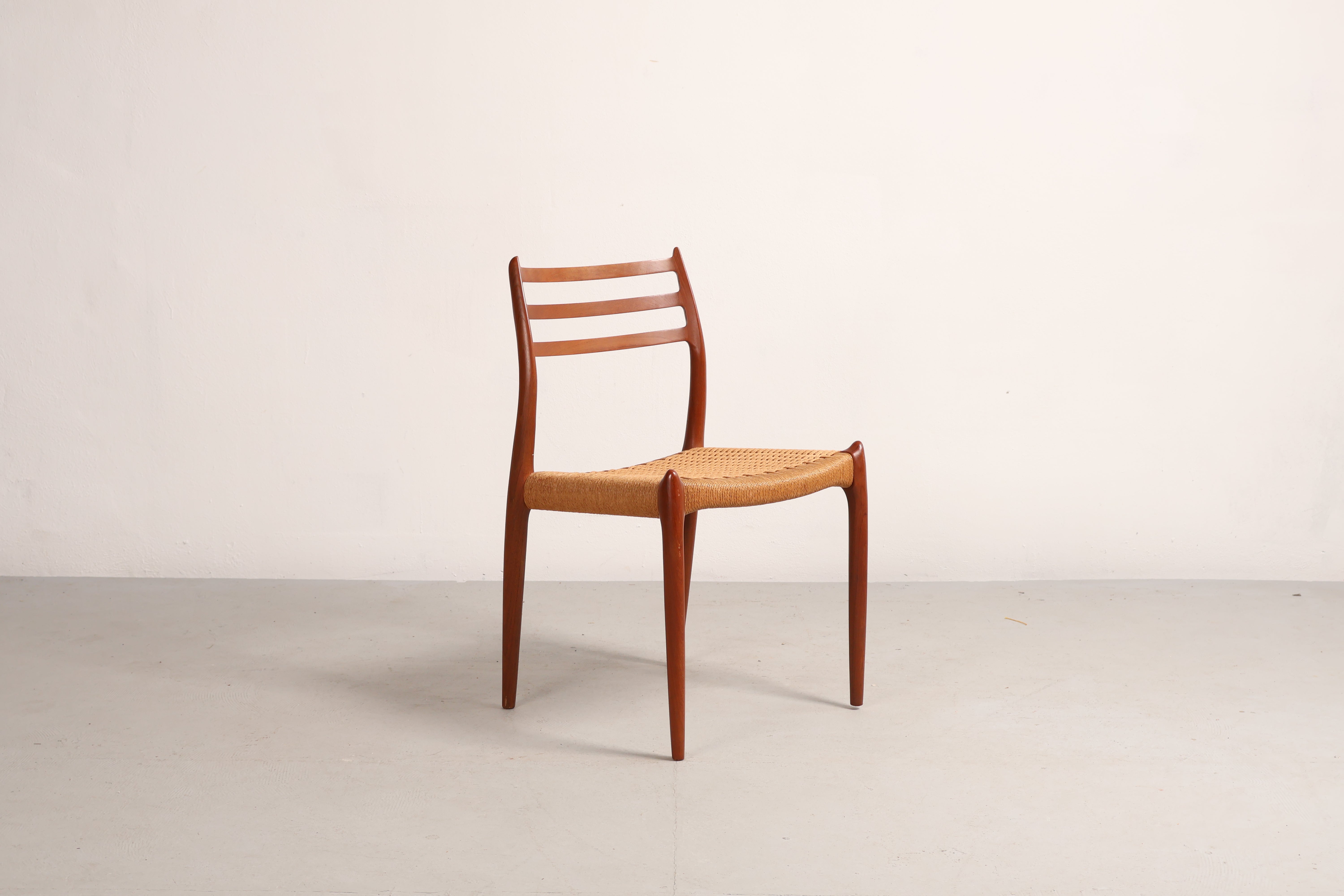 Stuhl „Modell 78“ von Niels Otto Møller, Teak, 60er, Dänemark