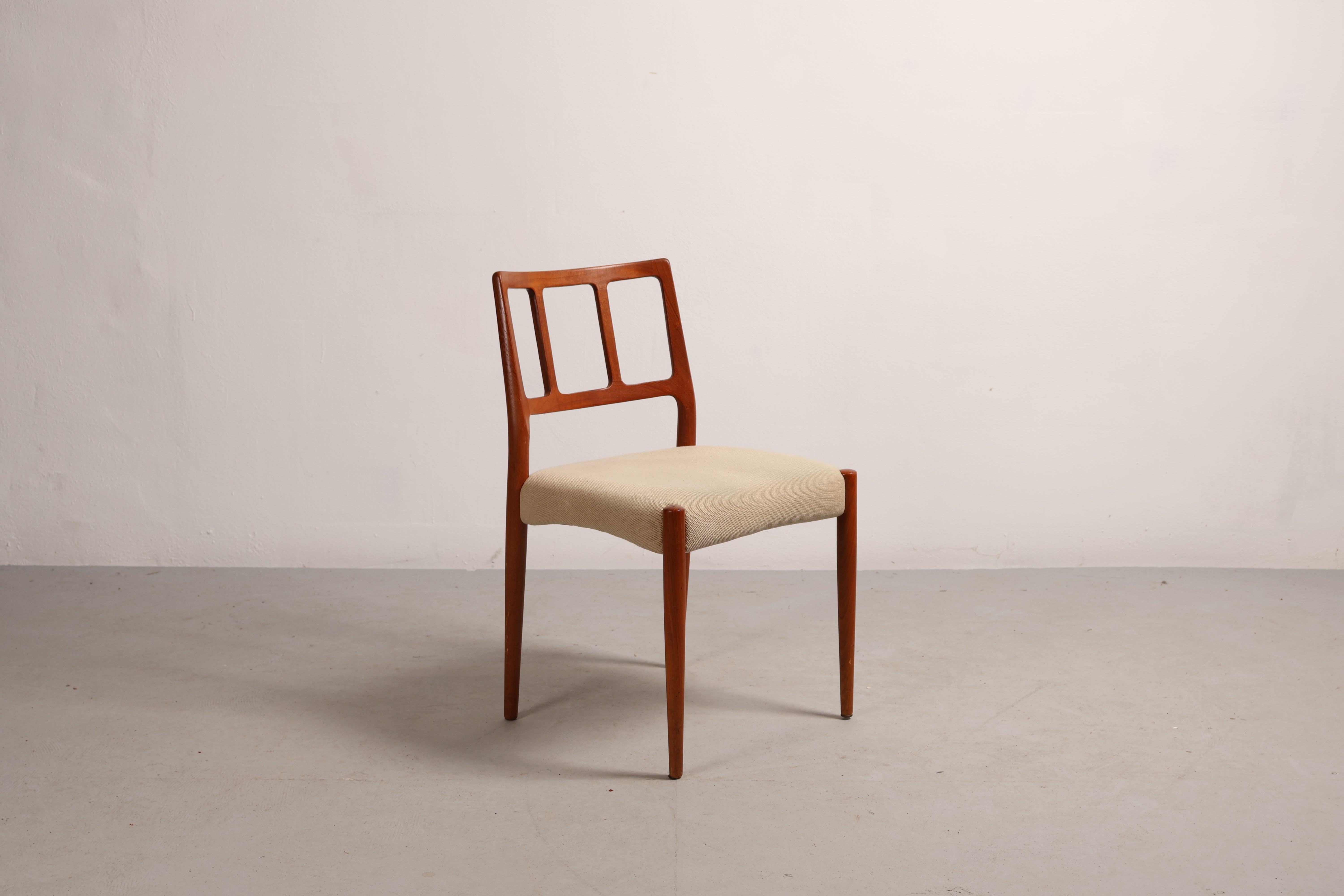 Stuhl von Johannes Andersen, Teak, 50er, Dänemark