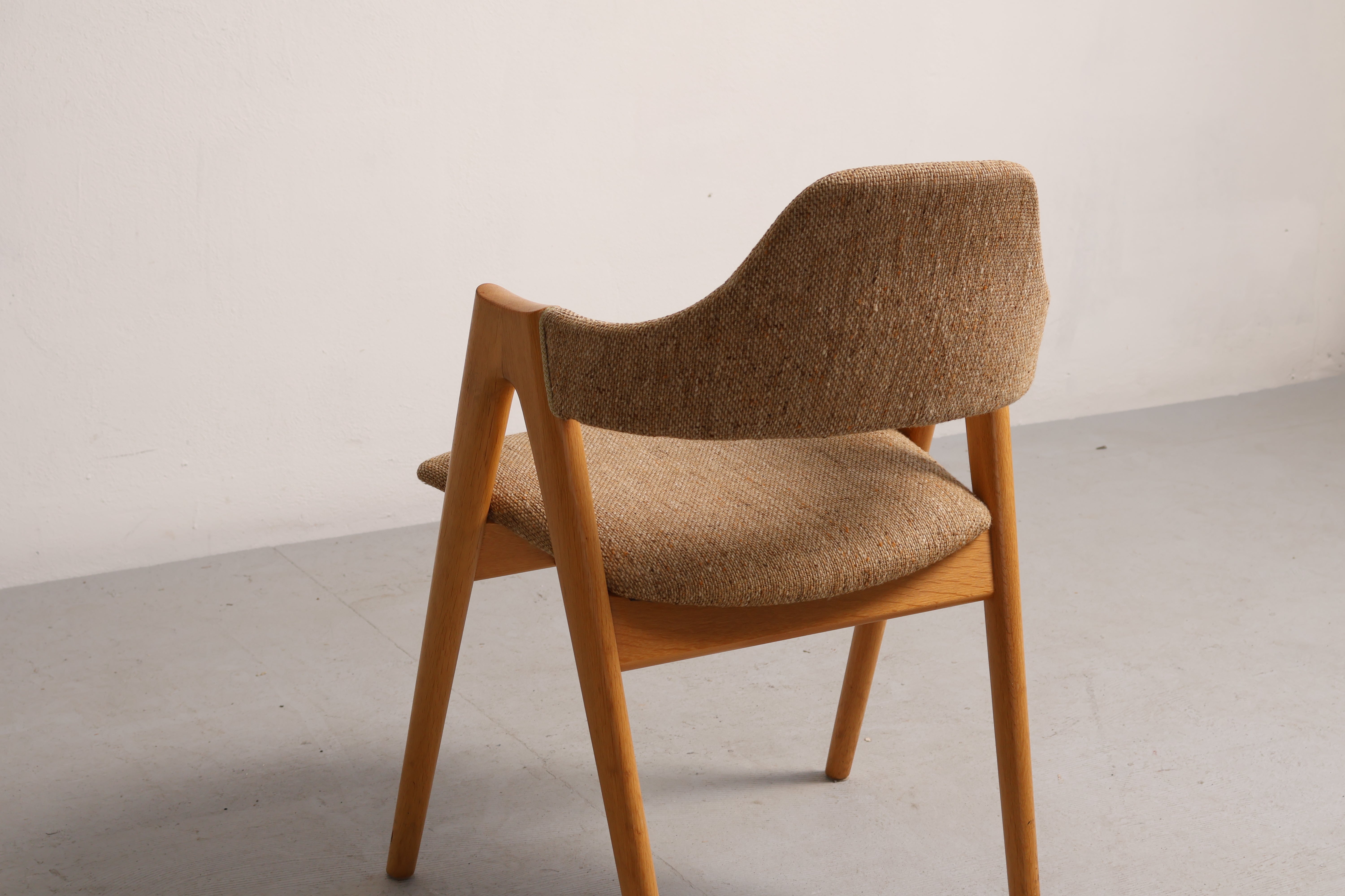 Stuhl „Compass“ von Kai Kristiansen, Eiche, 60er, Dänemark