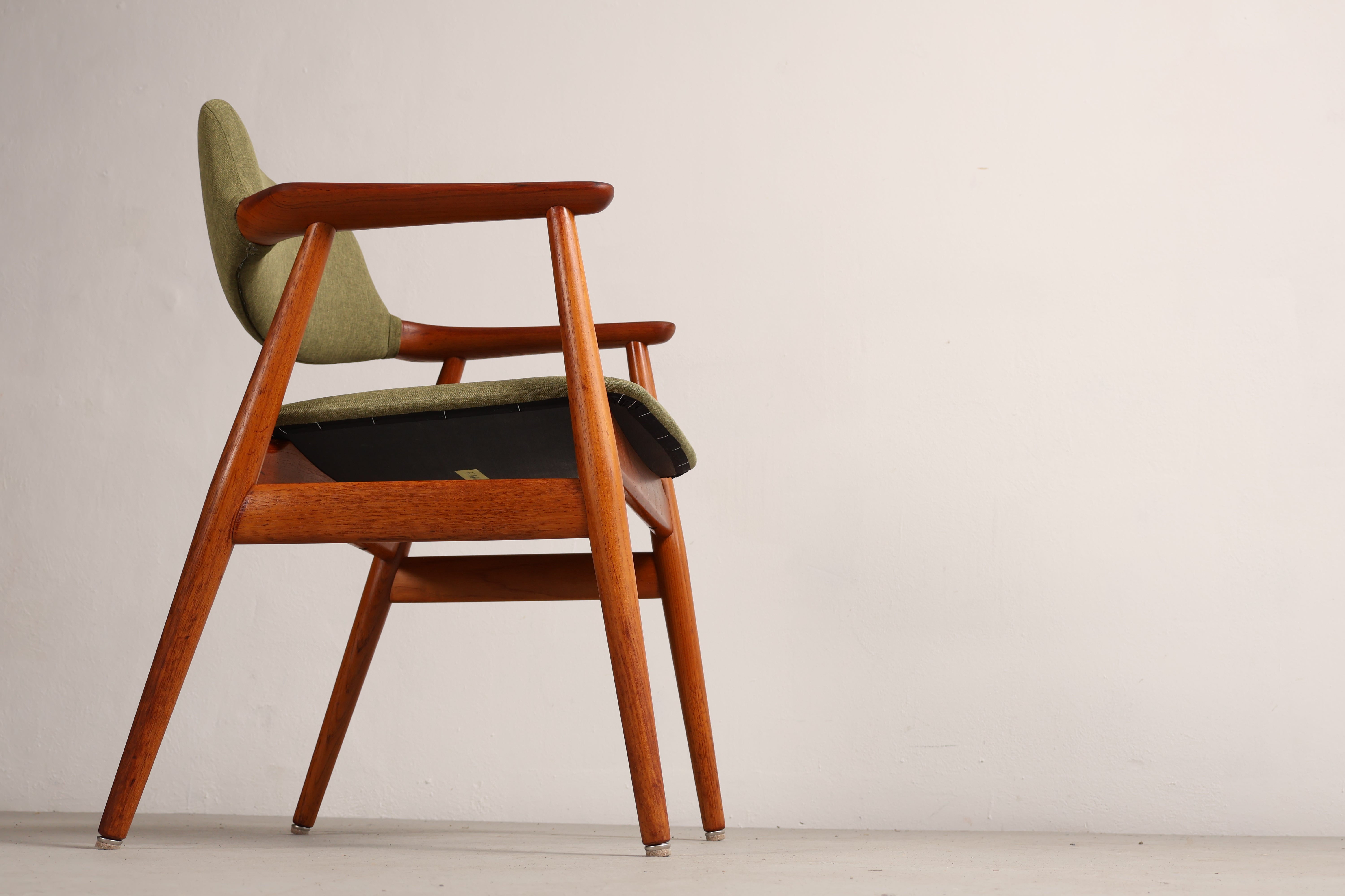 Stuhl von Erik Kirkegaard, Teak, 60er, Dänemark