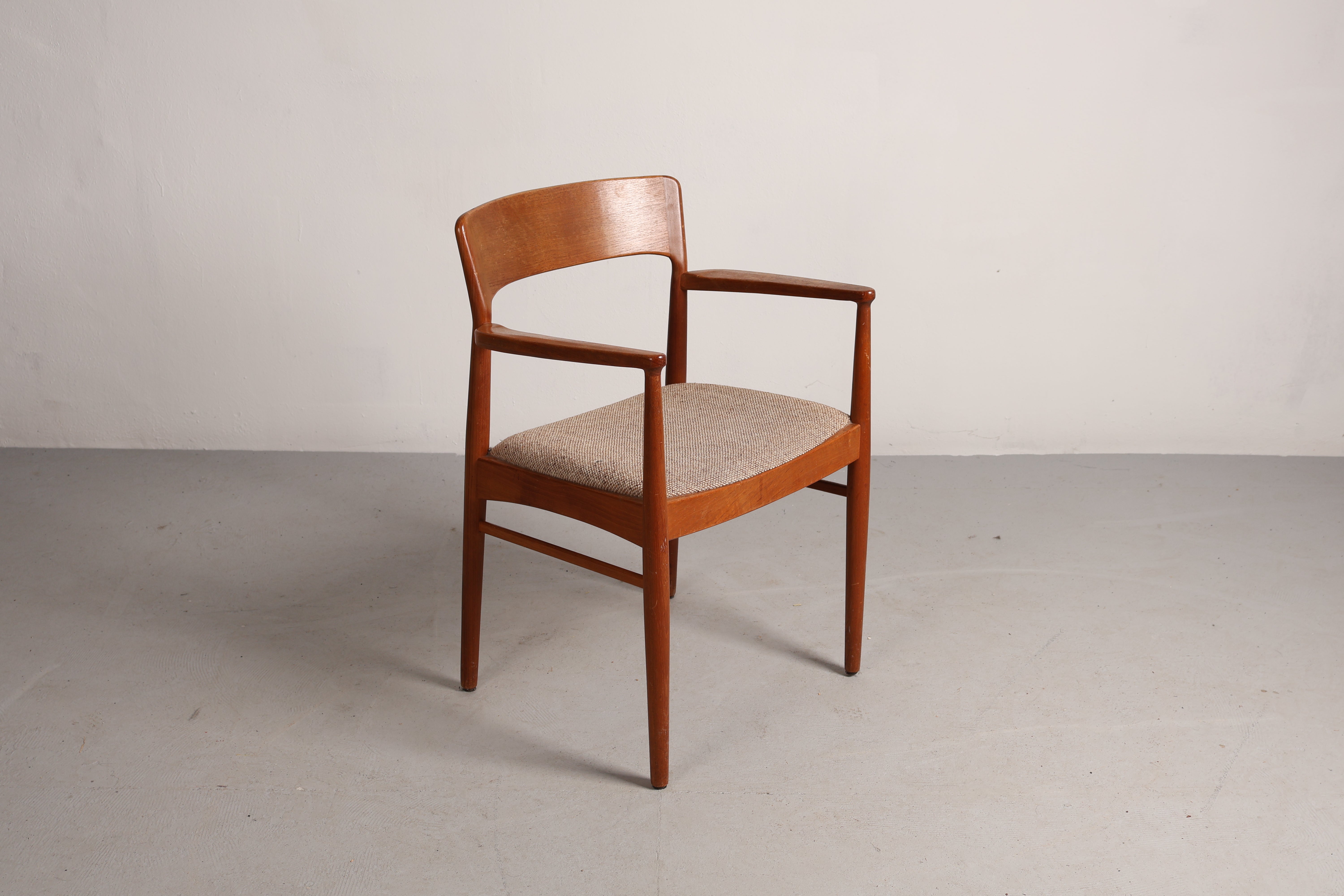 Stuhl von Henning Kjaernulf, Teak, 60er, Dänemark