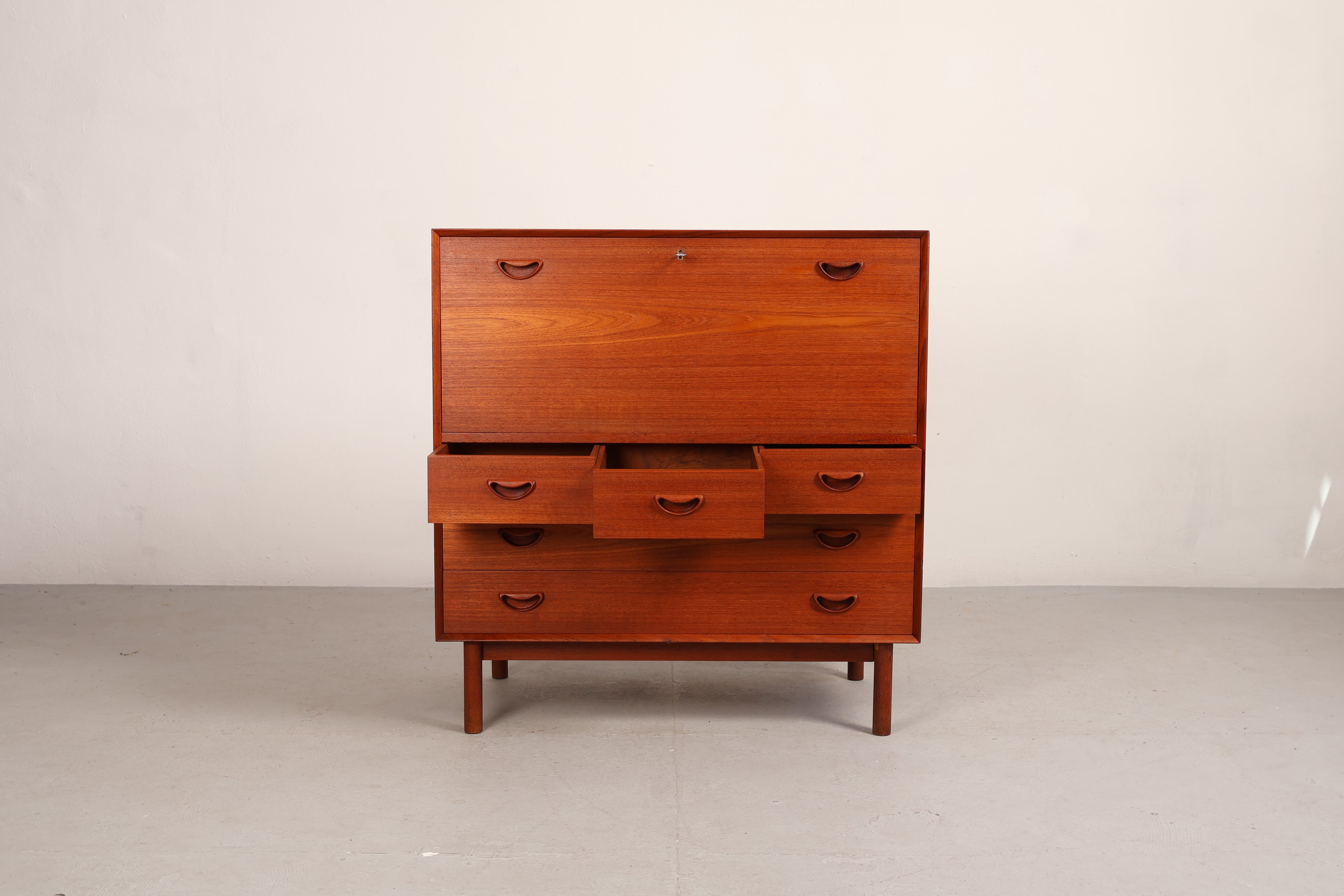 Kommode „Schubladen“ von Peter Hvidt, Teak, 60er, Dänemark
