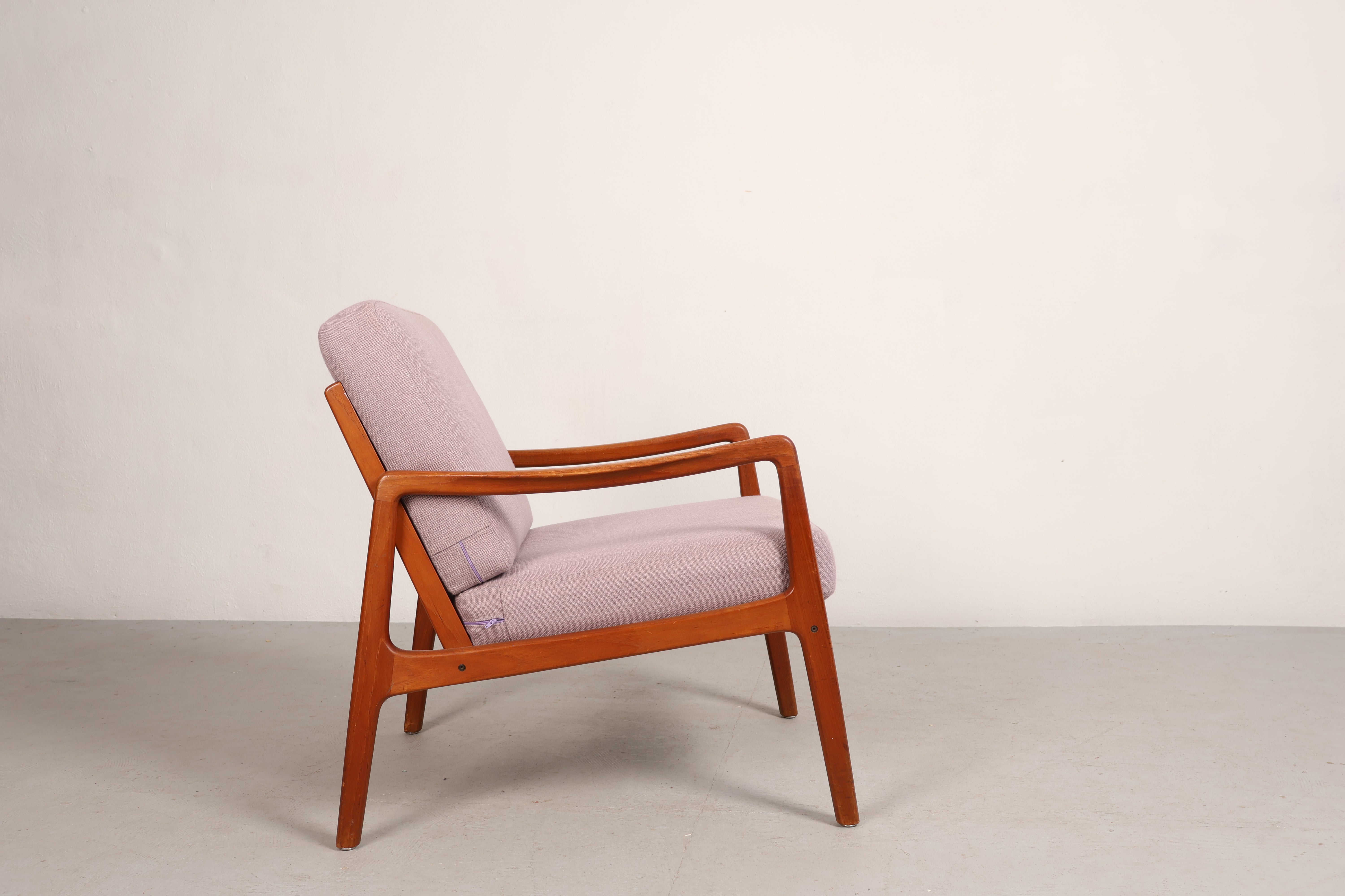 Sessel „Altes Modell“ von Ole Wanscher, Teak, 60er, Dänemark