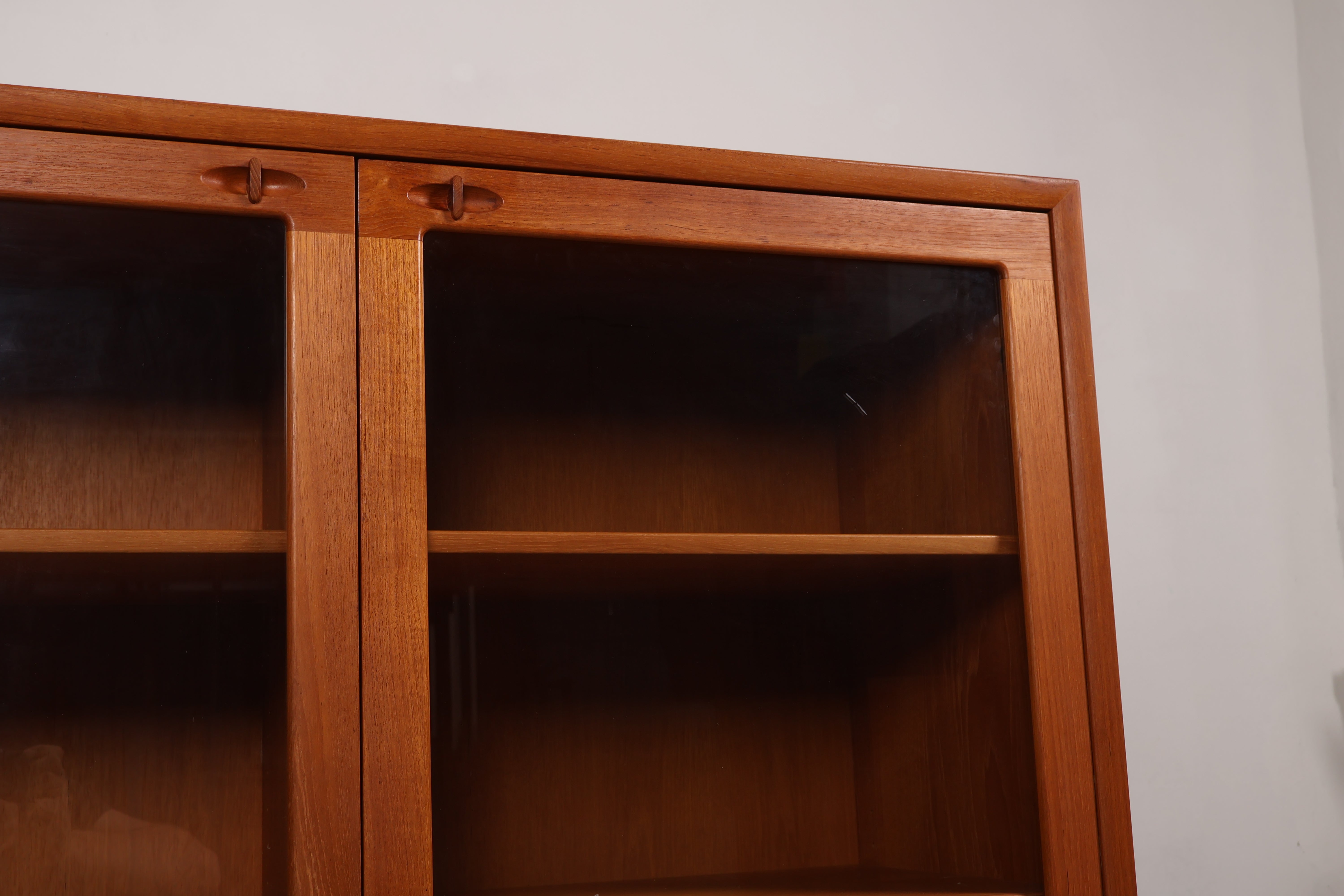 Kommode von H.W. Klein, Teak, Glas, 60er, Dänemark